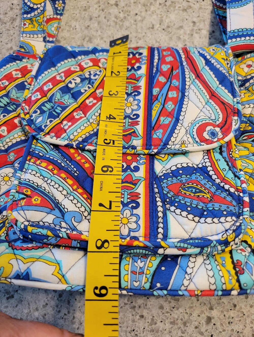 Neve Ben Used New No Tag Vera Bradley Handbag.100% Cotton Fabric - Picture 7 of 11